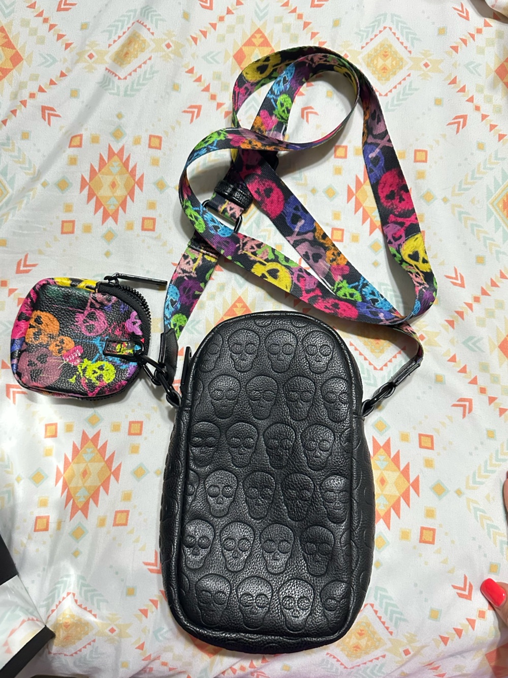 Betsy Johnson Skull Crossbody